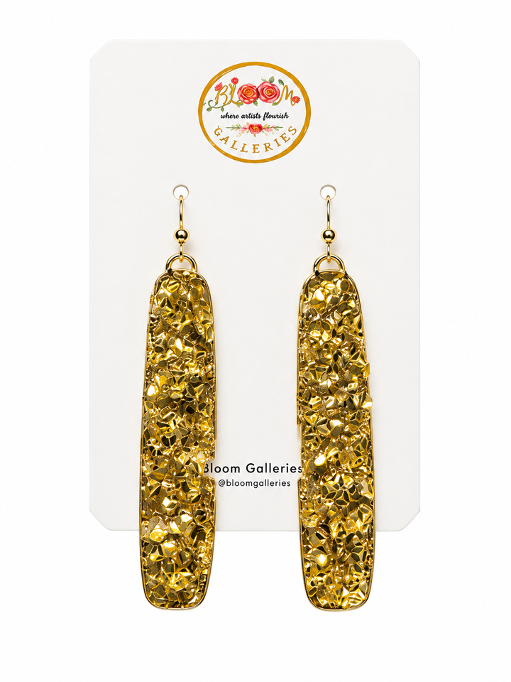 Isabella silver or gold earring