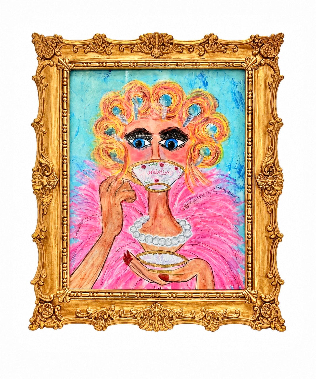 9-5 "Dolly" 8x10 gold frame