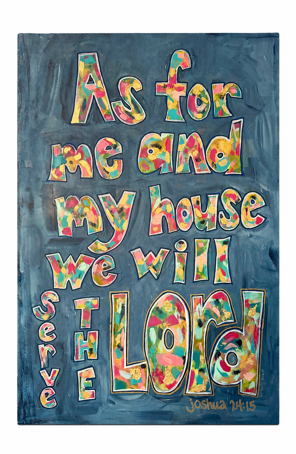 we will serve the Lord painting