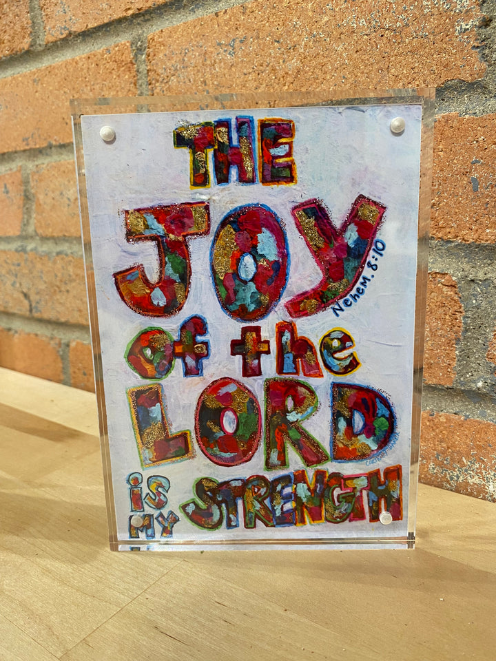 Joy Of The Lord Acrylic Block