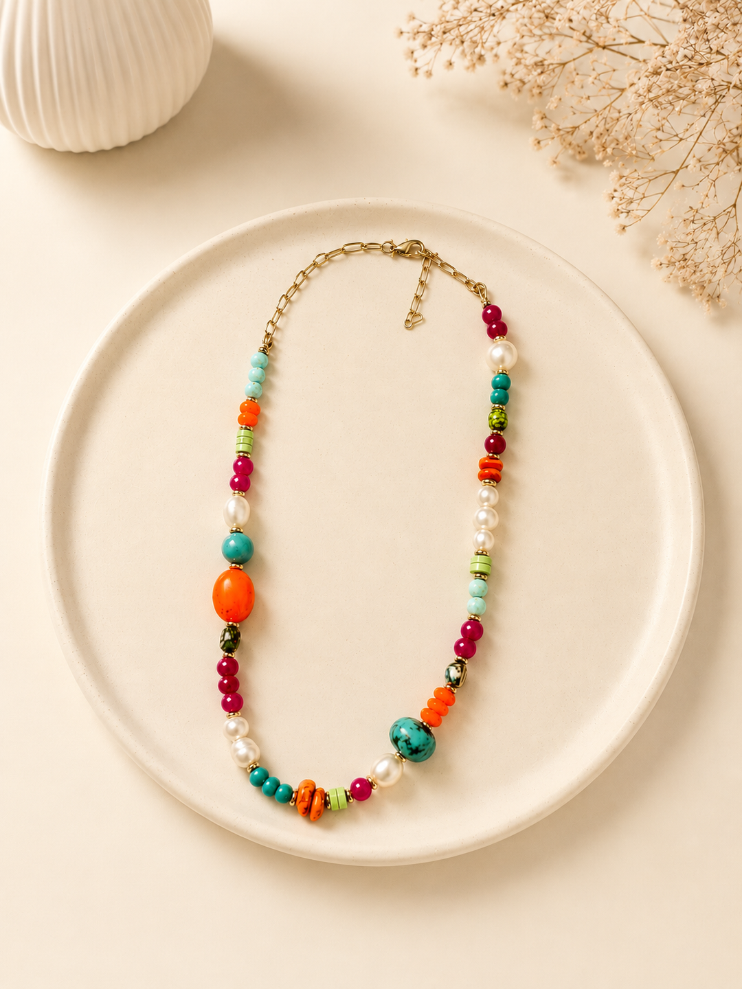 Naomi necklace -vibrant