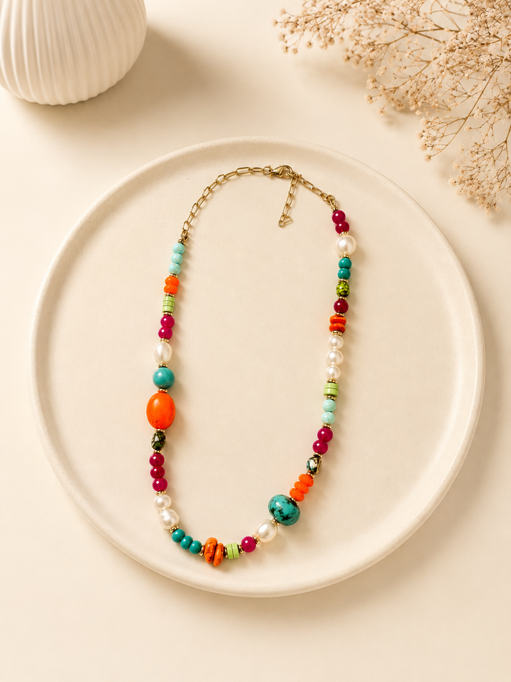Naomi necklace -vibrant