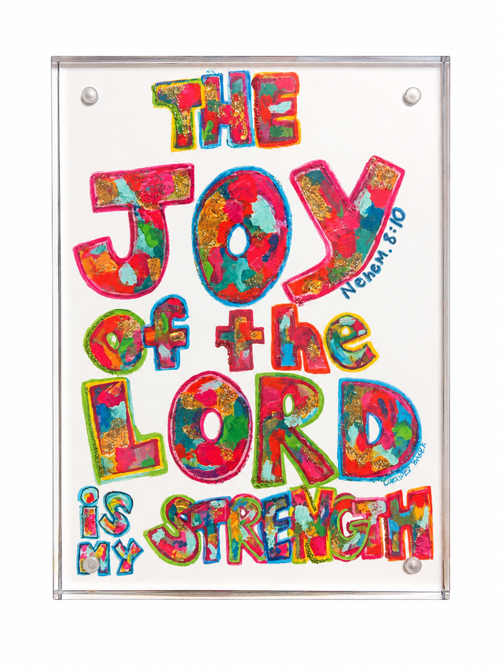 Joy Of The Lord Acrylic Block
