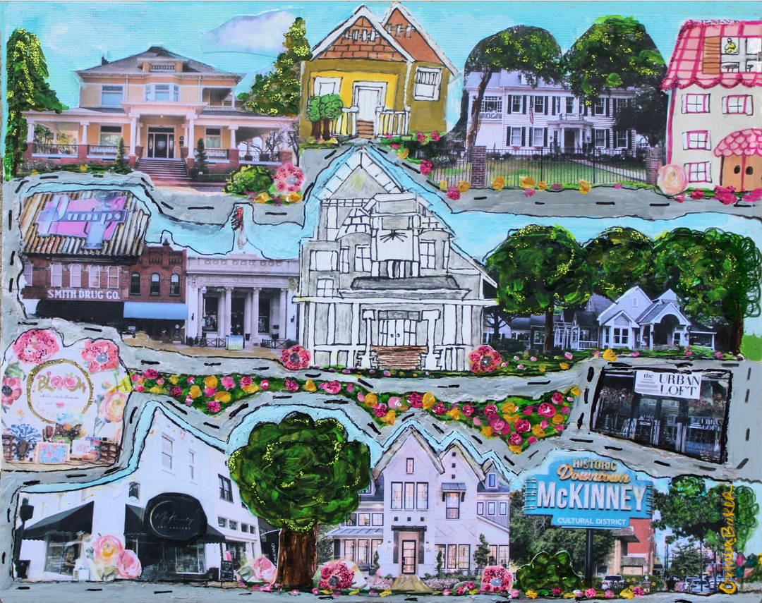 Meet me in McKinney acrylic block