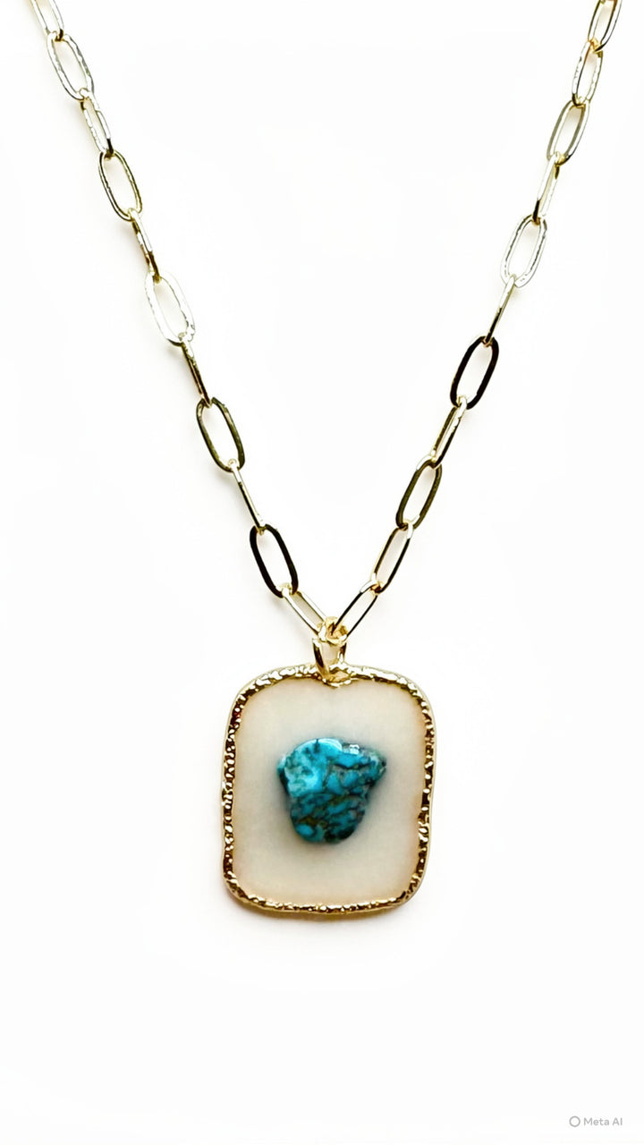Abigail necklace - turquoise