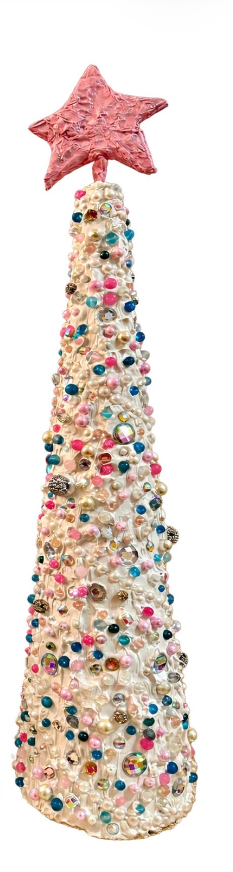 white - Happy Little Christmas trees