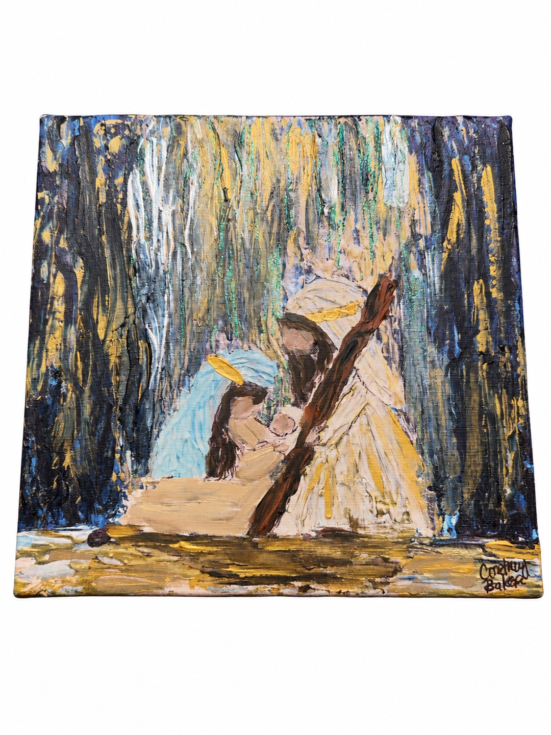 Oh Holy Night 10x10 canvas