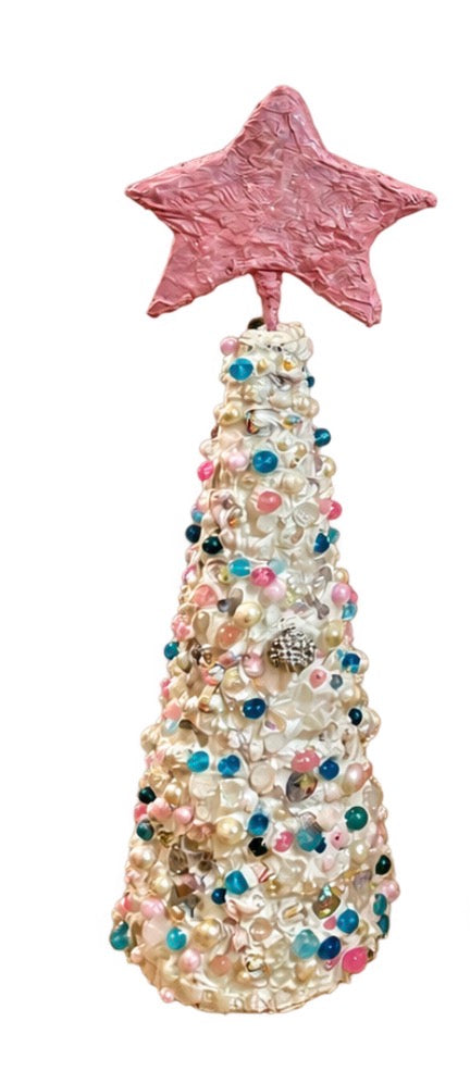 white - Happy Little Christmas trees
