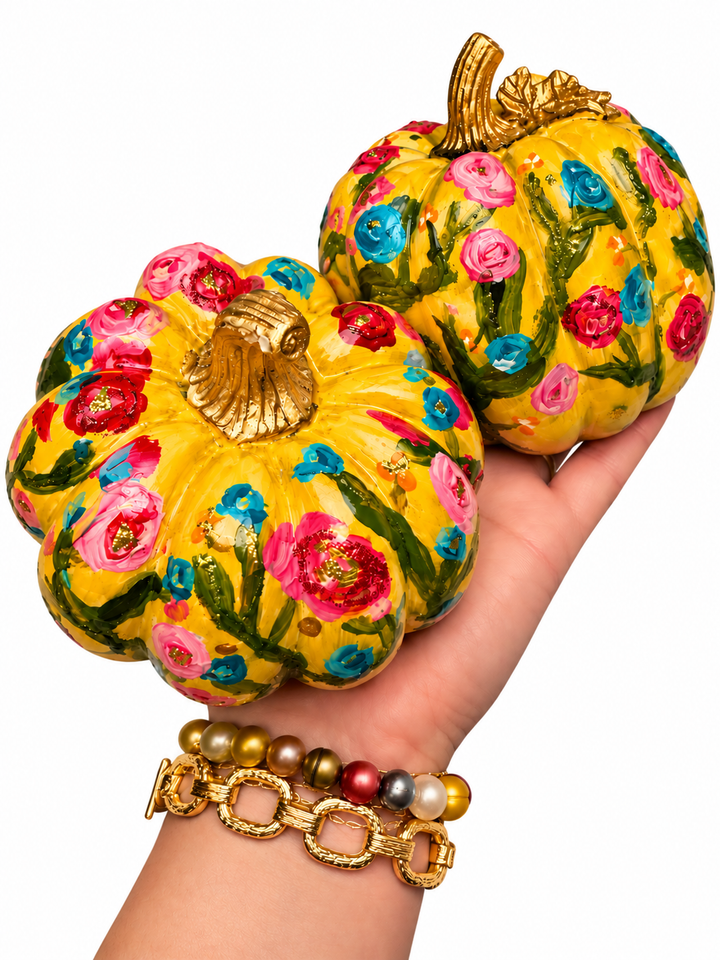 Painted pumpkins
